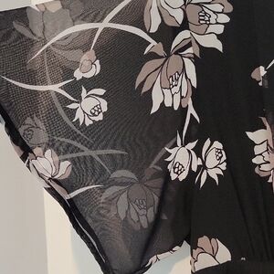 Eva Mendes for New York & Company Pink Floral Midi Dress Cocktail